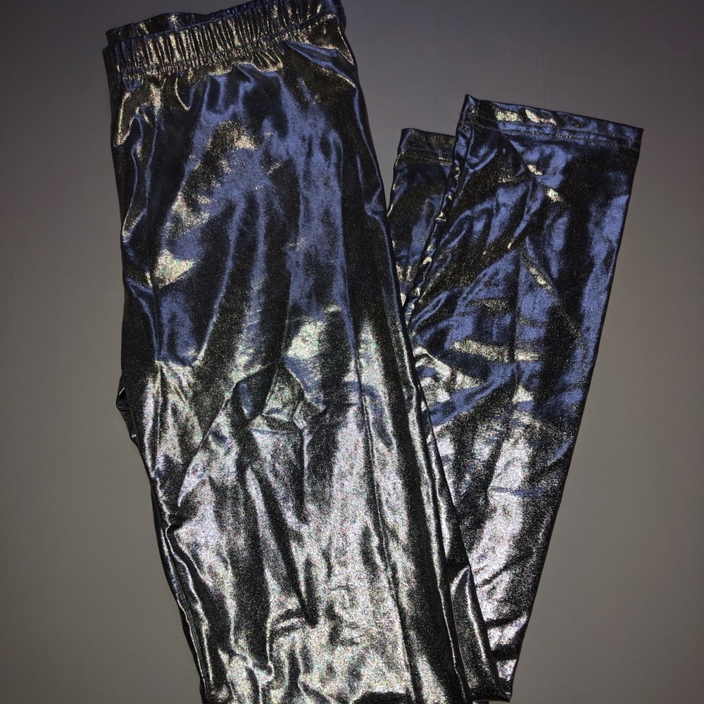 Silver leggings